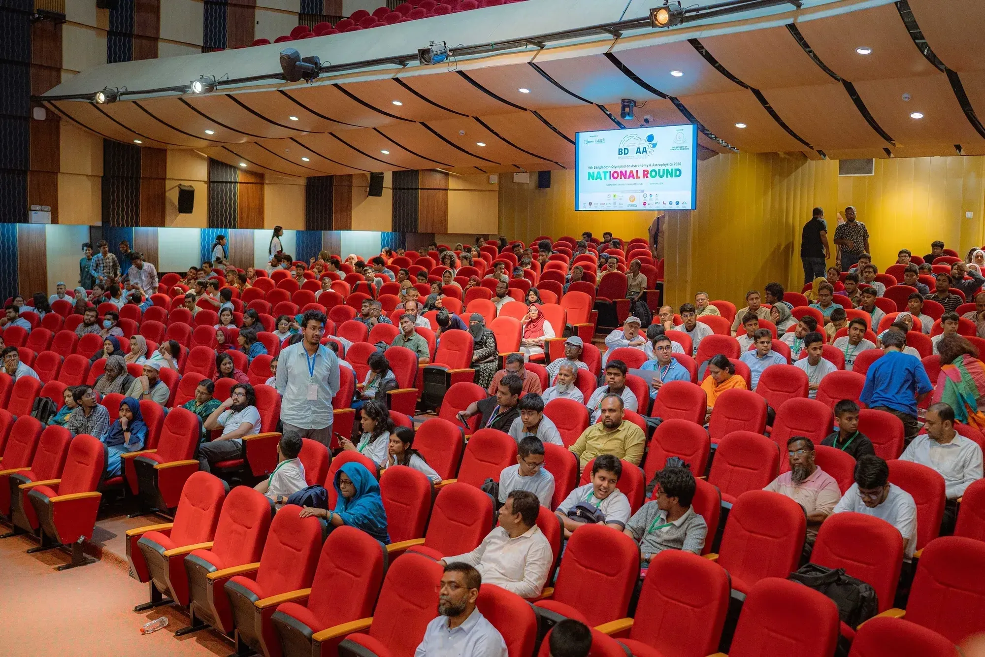 A packed auditorium of students, parents and faculty at the Closing Ceremony.
