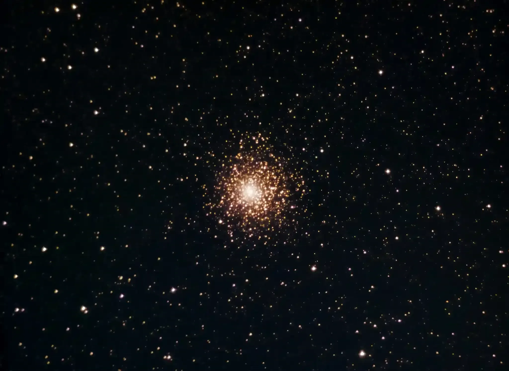 The Flickering Globular Cluster