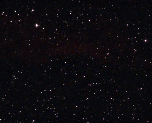 an image California cluster in the starry sky captured by an astrophotographer with telescope